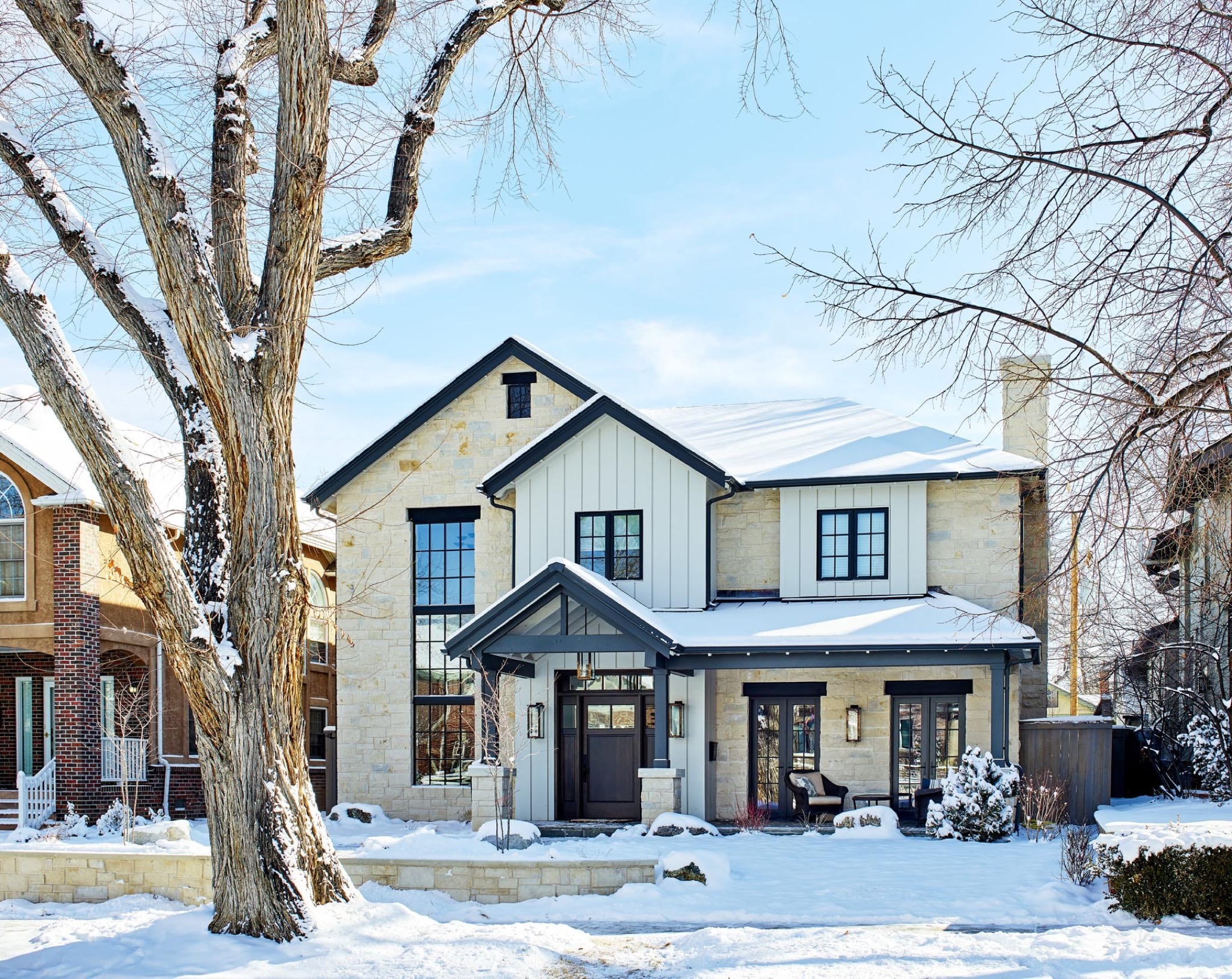 Stone Modern Farmhouse East Wash Park Gunlock Homes